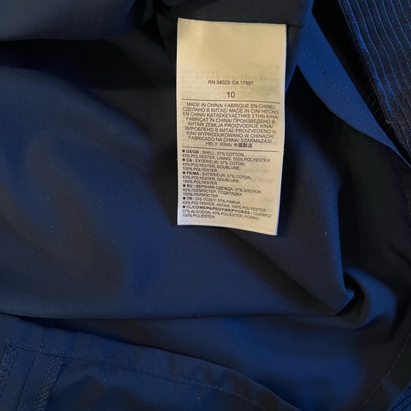 Banana Republic Ribbed Navy Blue Full Mini Skirt - Picture 5 of 5